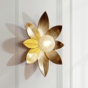 Loft Industry Modern - Gold Flower Wall